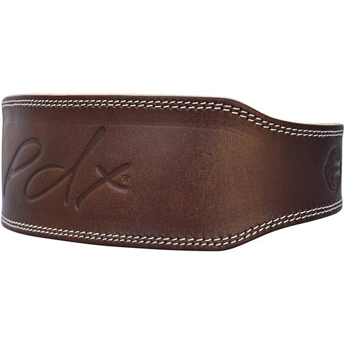 RDX 4 INCH LEATHER WEIGHT LIFTING BELT-4